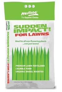 Organic lawn fertiliser won’t burn the lawn
