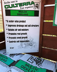 Mulch save so much water and protects the soil