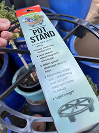 Pot Stand to lift them of the ground