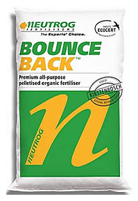 Organic fertilisers bind with the soil